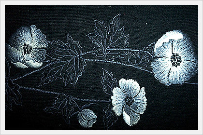 Hand-worked Embroidery  Made in Korea